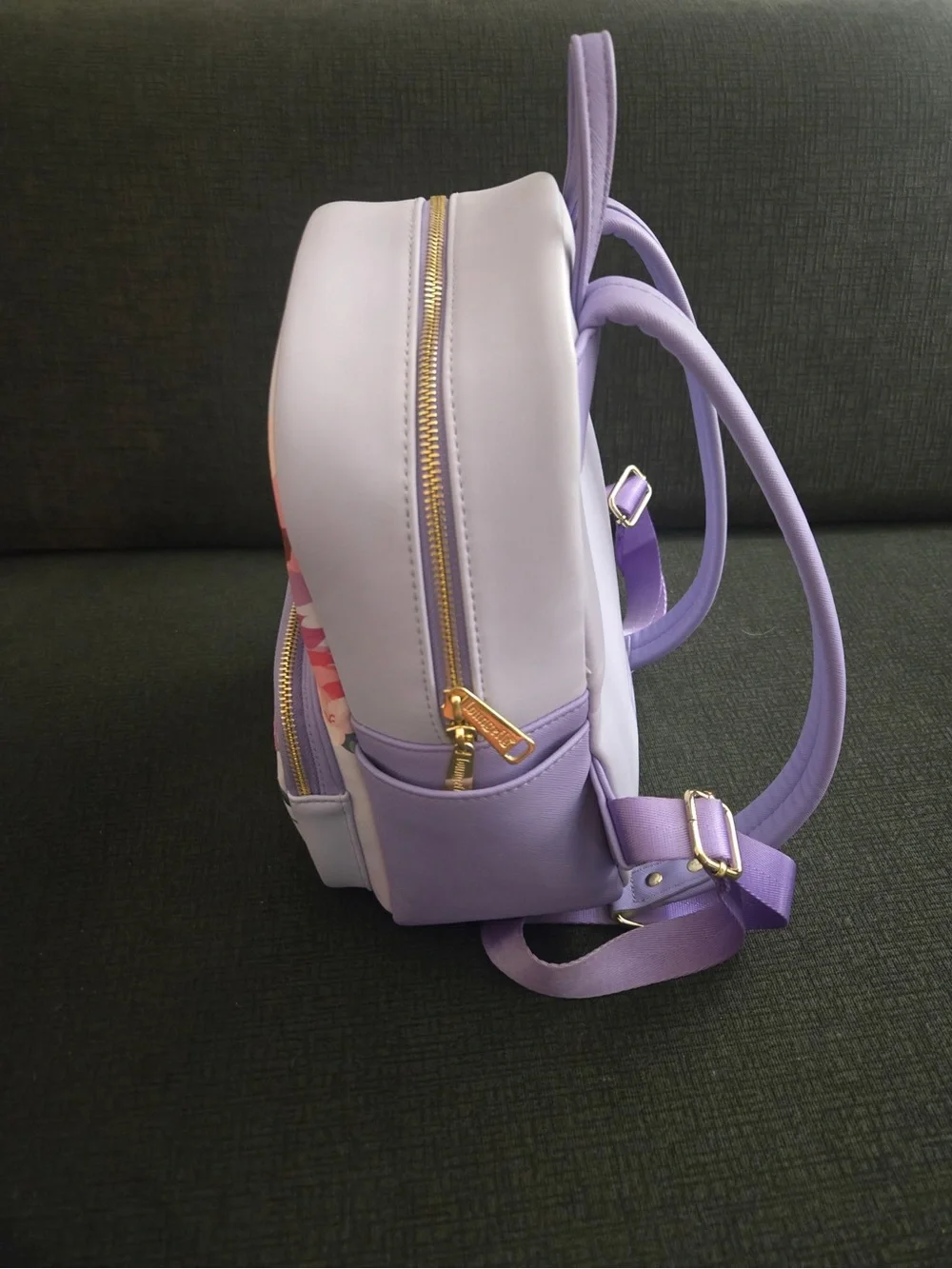 Disney Lavender and Pink Mulan Mini Backpack